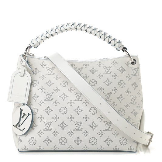 LOUIS VUITTON SNOW MAHINA BEAUBOURG HOBO MM BAG