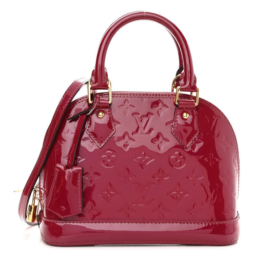 LOUIS VUITTON MONOGRAM VERNIS ALMA BB MAGENTA
