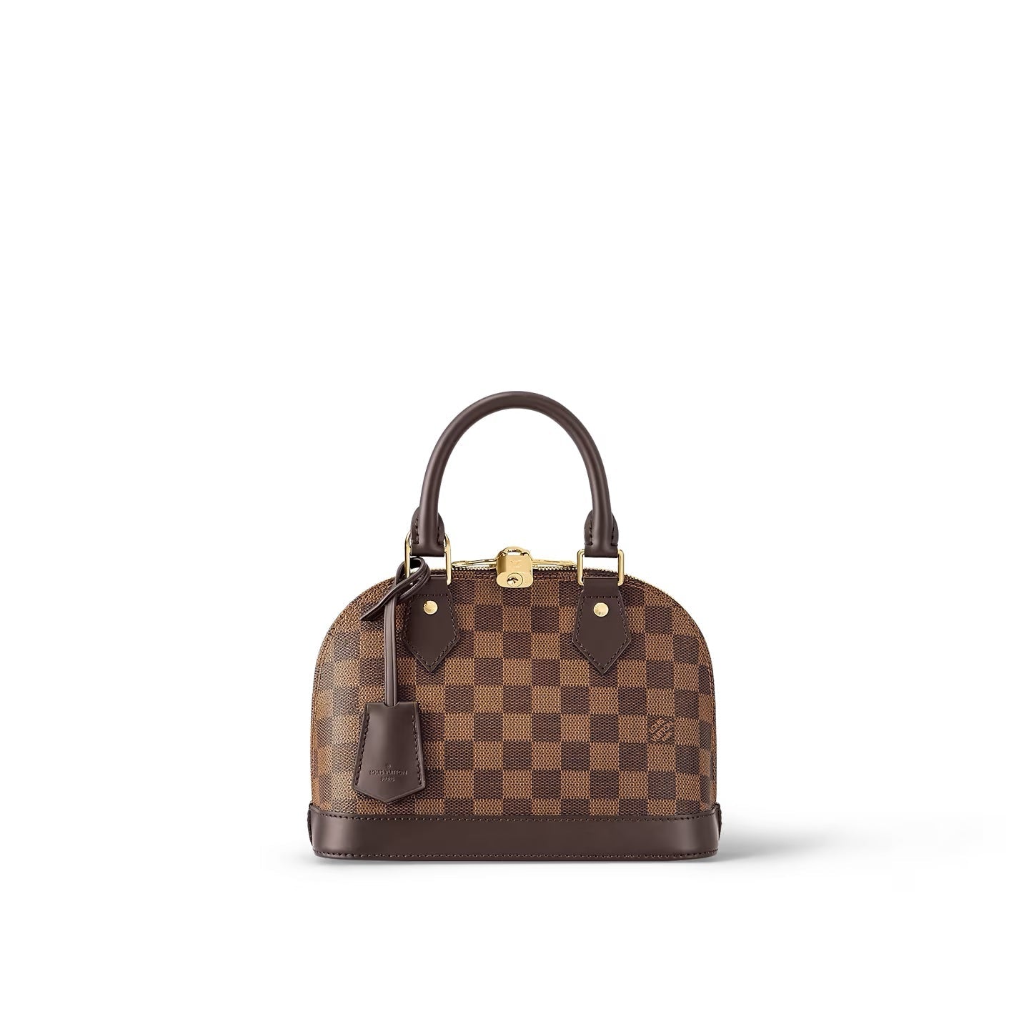 LOUIS VUITTON DAMIER EBENE ALMA BB BAG