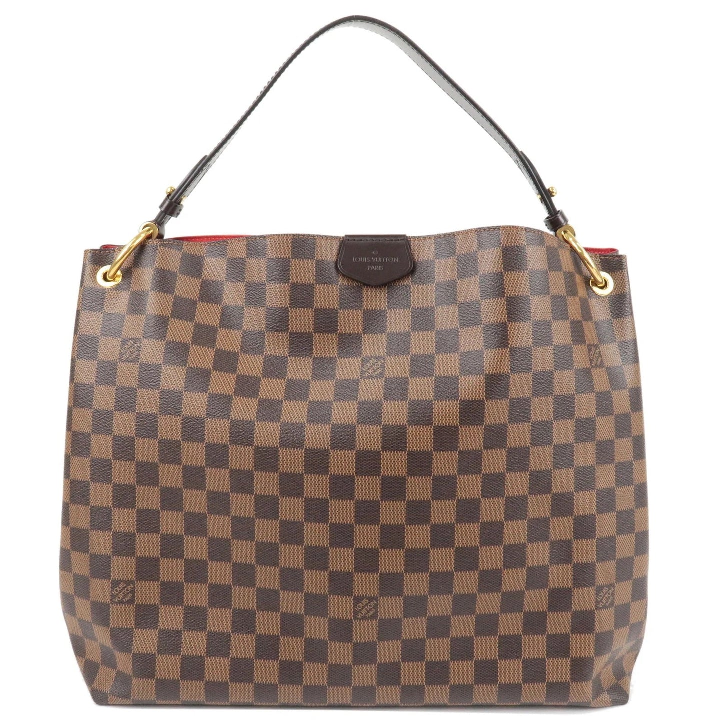 LOUIS VUITTON DAMIER EBENE GRACEFULL MM HOBO BAG