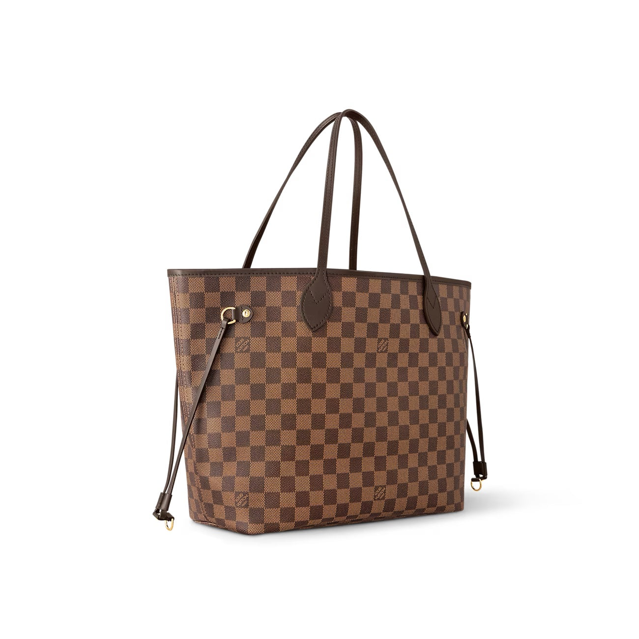 LOUIS VUITTON DAMIER EBENE NEVERFULL MM TOTE HANDBAG