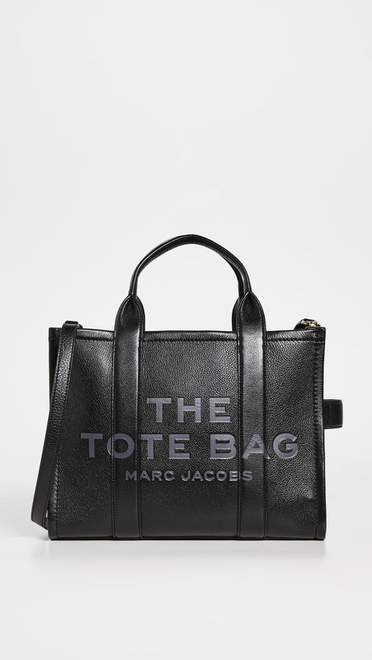 MARC JACOBS LEATHER THE TOTE BAG MEDIUM