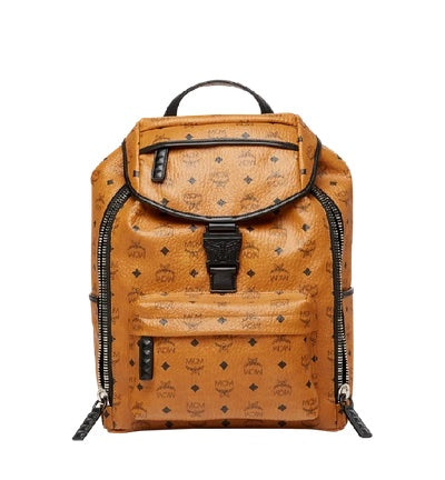 MCM VISETOS KILLIAN BACKPACK IN COGNAC
