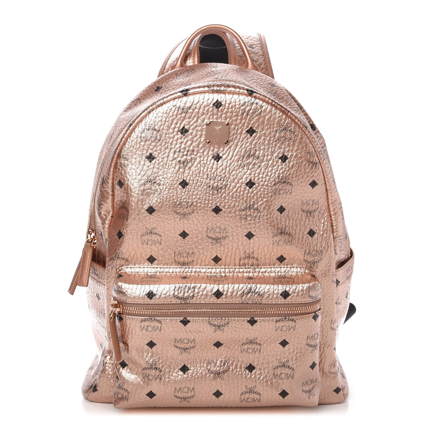 MCM METALLIC VISETOS STARK MEDIUM BACKPACK