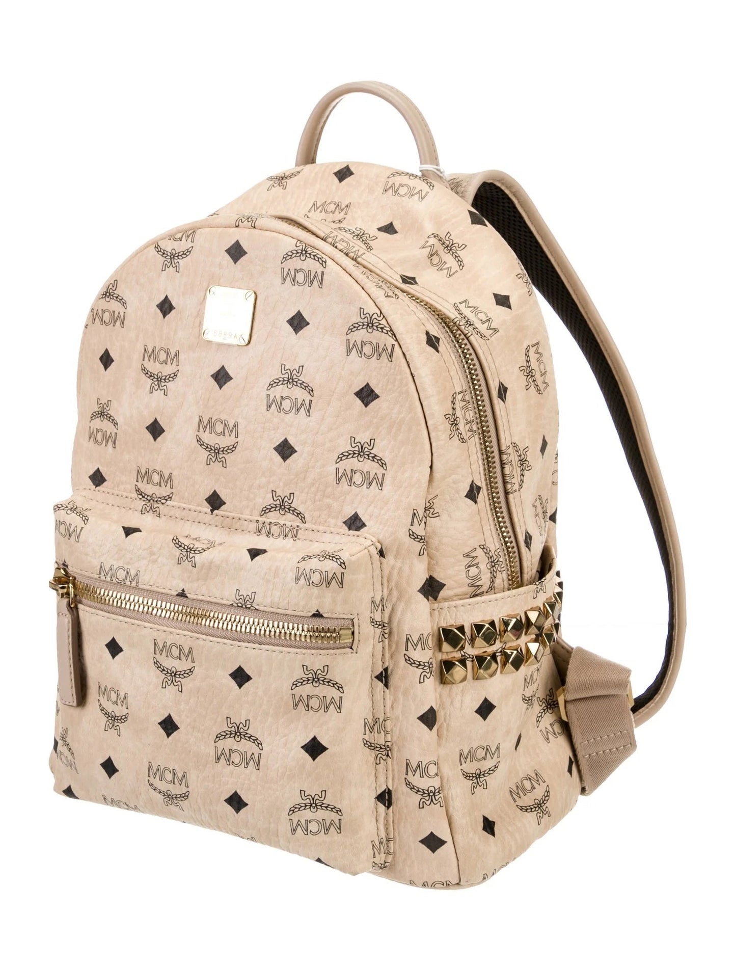 MCM STARK SIDE STUDS VISETOS MEDIUM BACKPACK