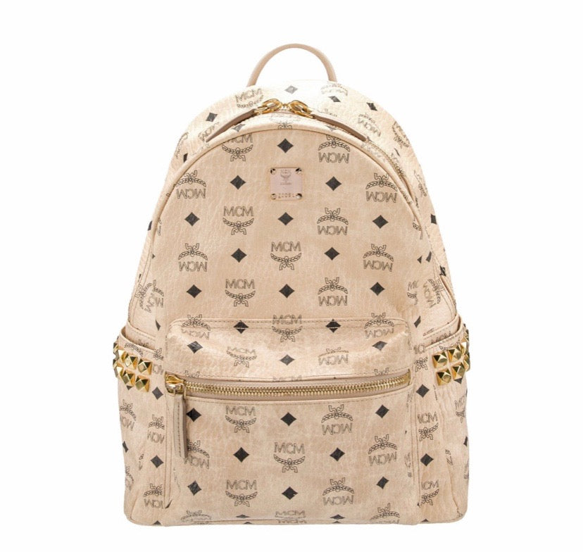 MCM STARK SIDE STUDS VISETOS MEDIUM BACKPACK