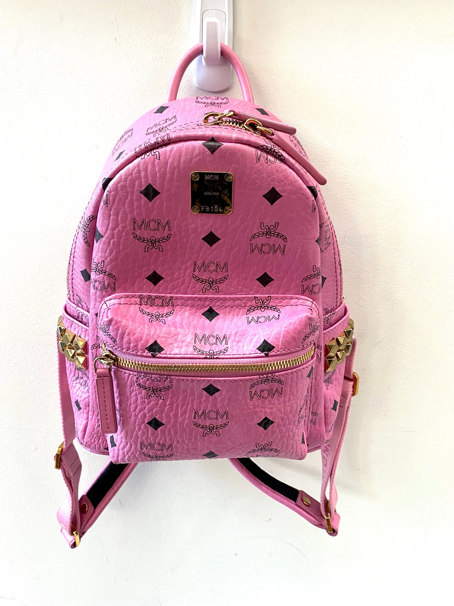 MCM VISETOS STUDDED STARK BACKPACK