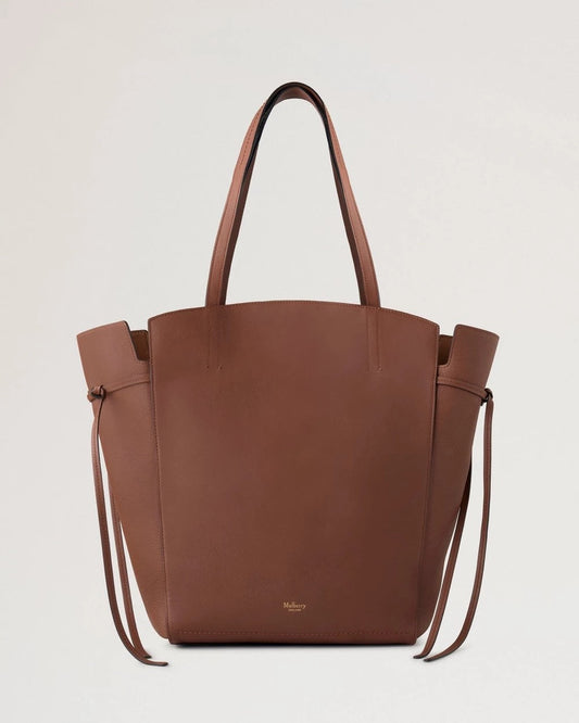 MULBERRY CLOVELLY CALFSKIN CLASSIC GRAIN LEATHER TOTE BAG