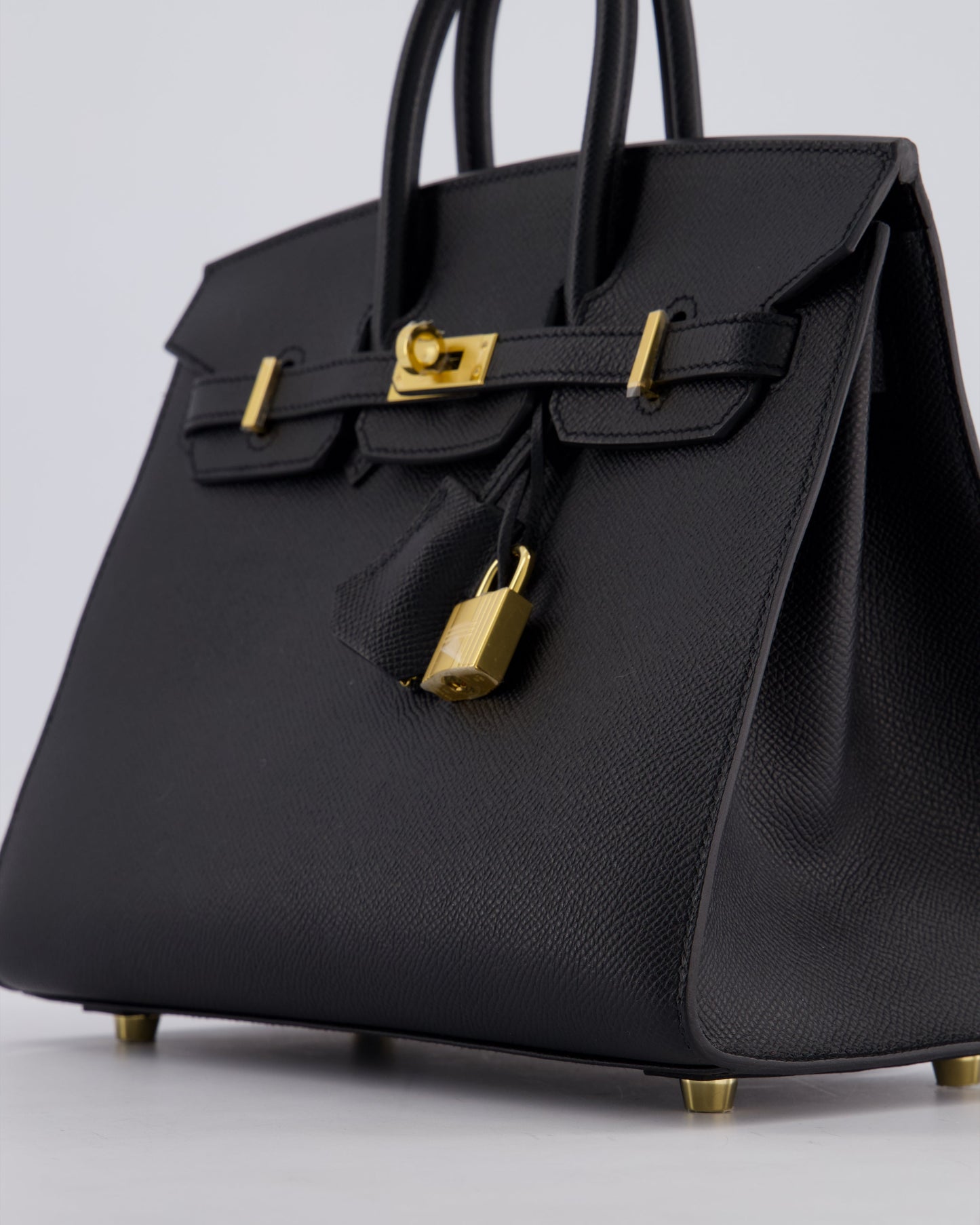 *HOLY GRAIL* Hermès Birkin 25cm Bag in Noir Epsom Leather with Gold Hardware
