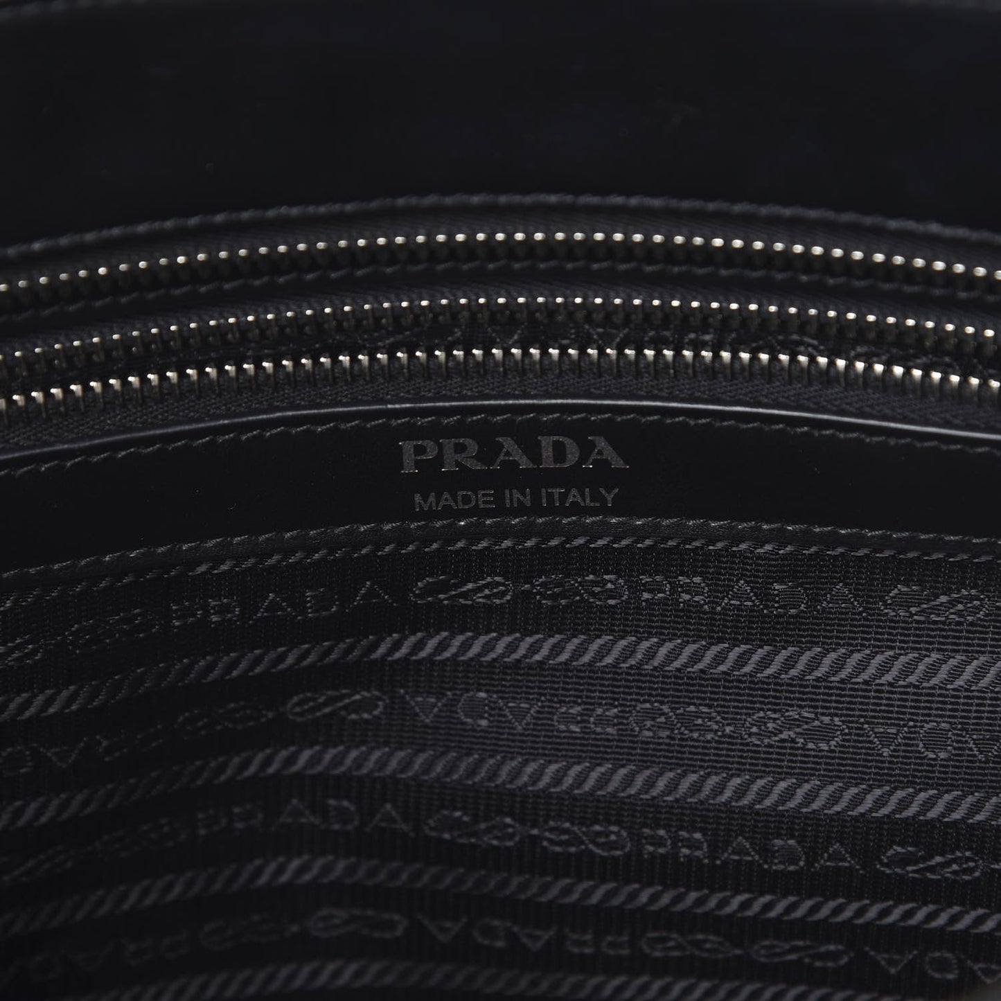 PRADA SOFT CALFSKIN IMPUNTURE DIAGRAMME TOTE BAG