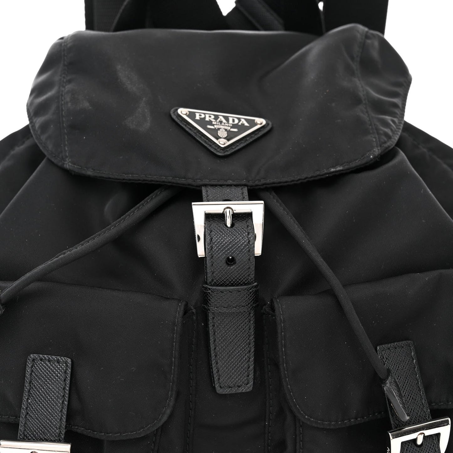 PRADA TESSUTO NYLON SAFFIANO SMALL BACKPACK