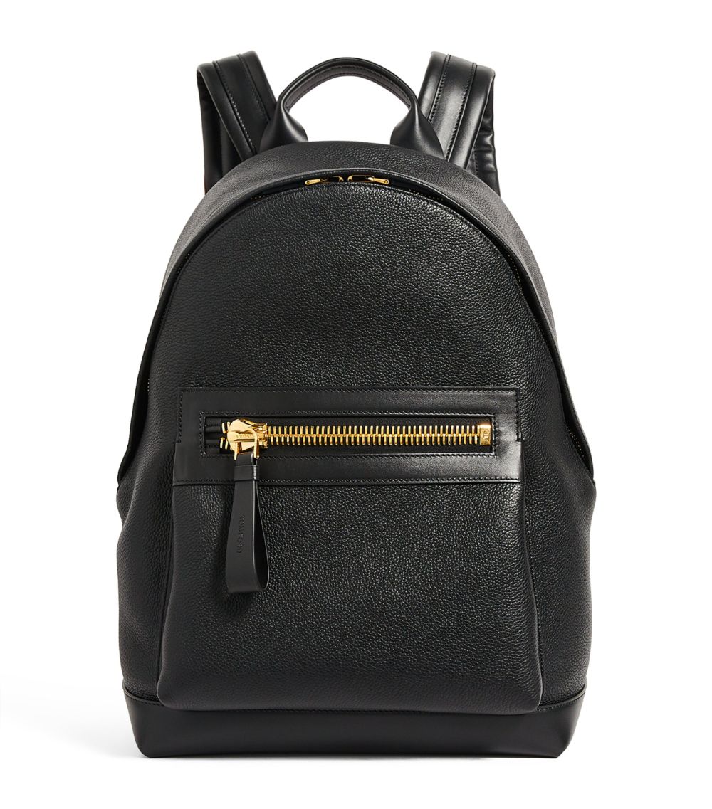TOM FORD GRAINED LEATHER BUCKLEY BACKPACK