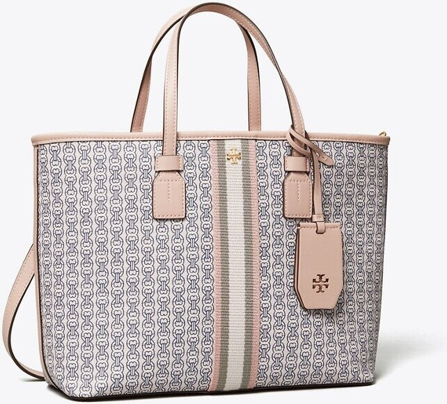 TORY BURCH GEMINI LINK SMALL ZIP TOP TOTE BAG