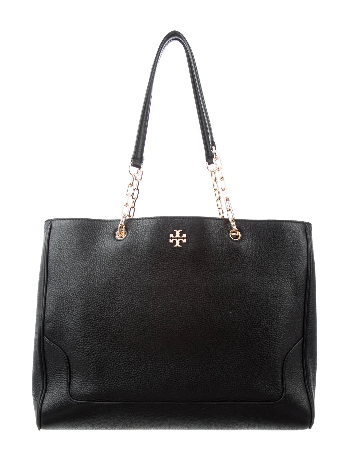 TORY BURCH CALFSKIN LEATHER CARTER TOTE BAG