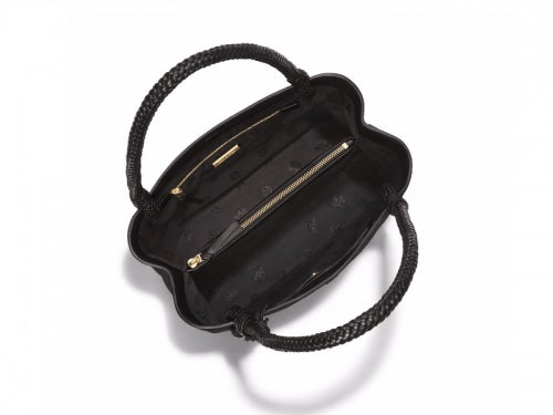 TORY BURCH TAYLOR TRIPLE COMPARTMENT LEATHER TOTE BAG