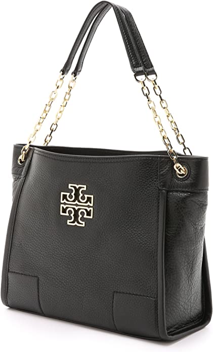 TORY BURCH BRITTEN LEATHER TOTE BAG