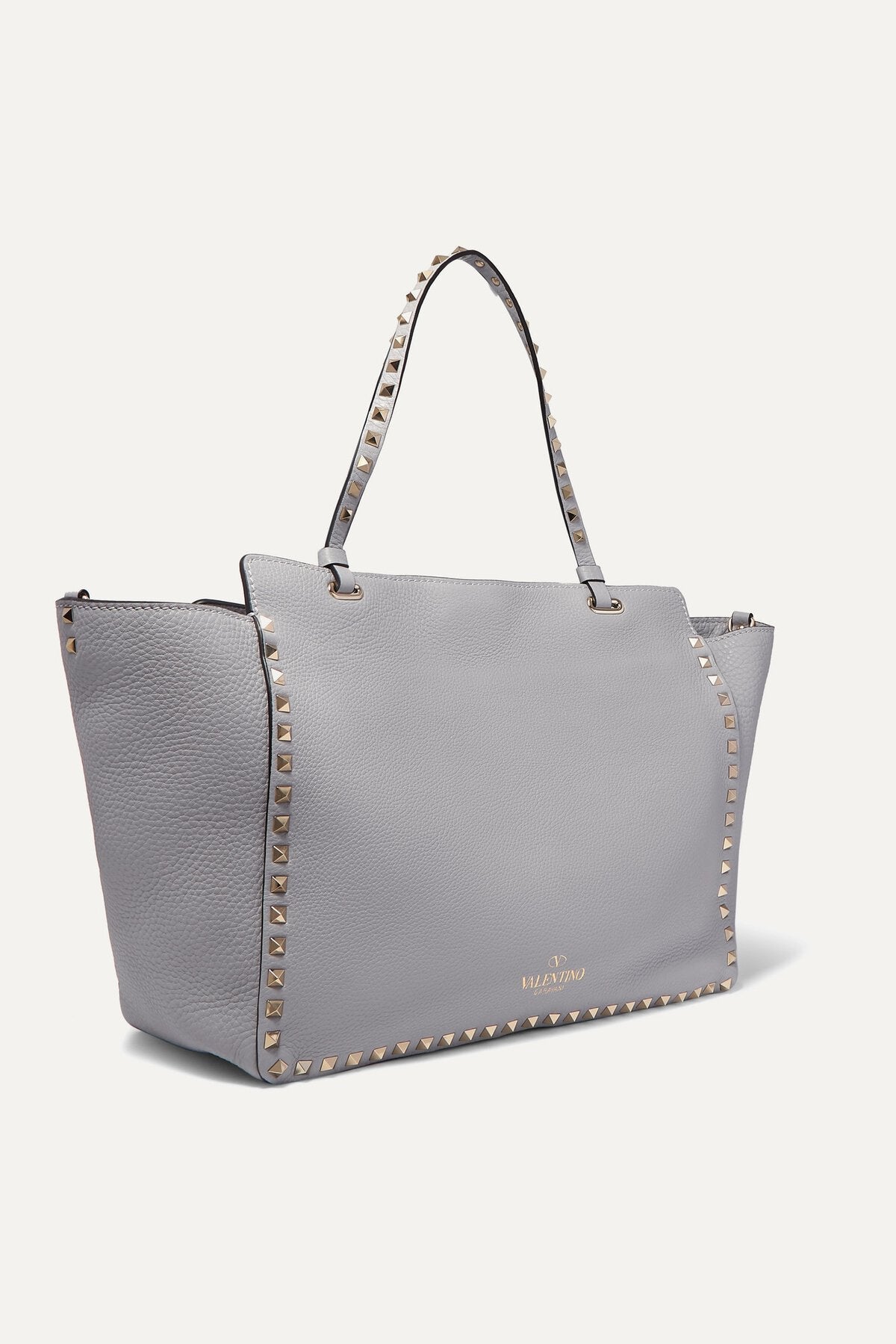 Valentino Garavani Rockstud Large Textured-Leather Tote