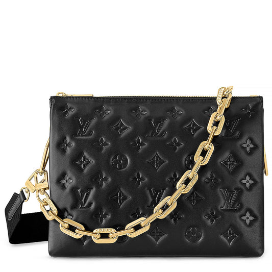 Louis Vuitton Monogram Black Coussin PM Bag M21260