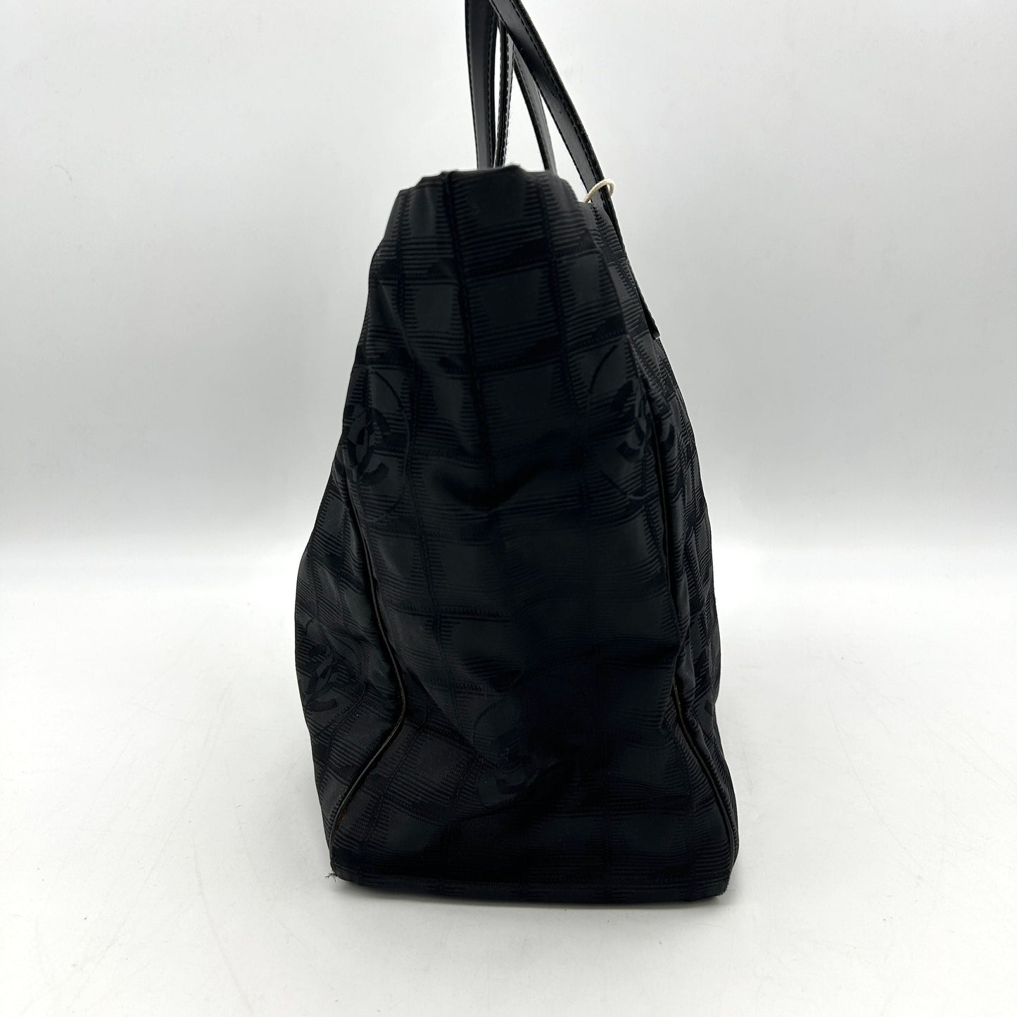 Chanel Tote Bagtravel Line Nylon Black  WD459597