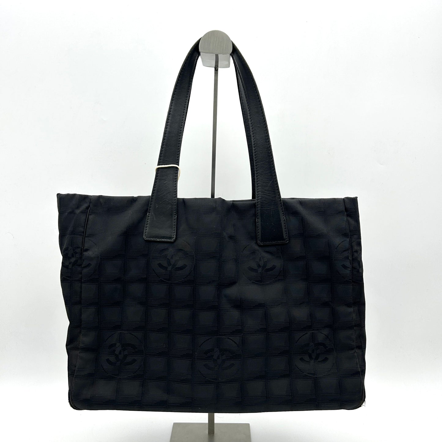 Chanel Tote Bagtravel Line Nylon Black  WD459597