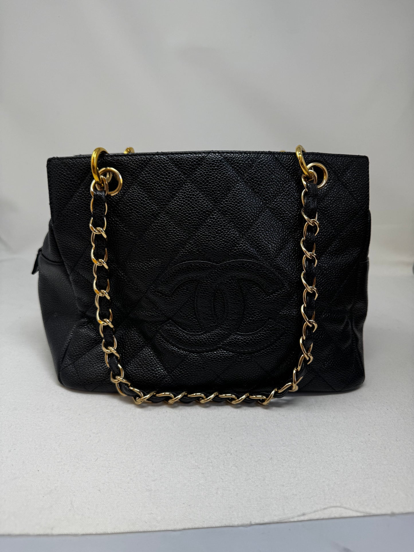 CHANEL  2006-2008 Small Timeless Tote Bag | Black IR-01