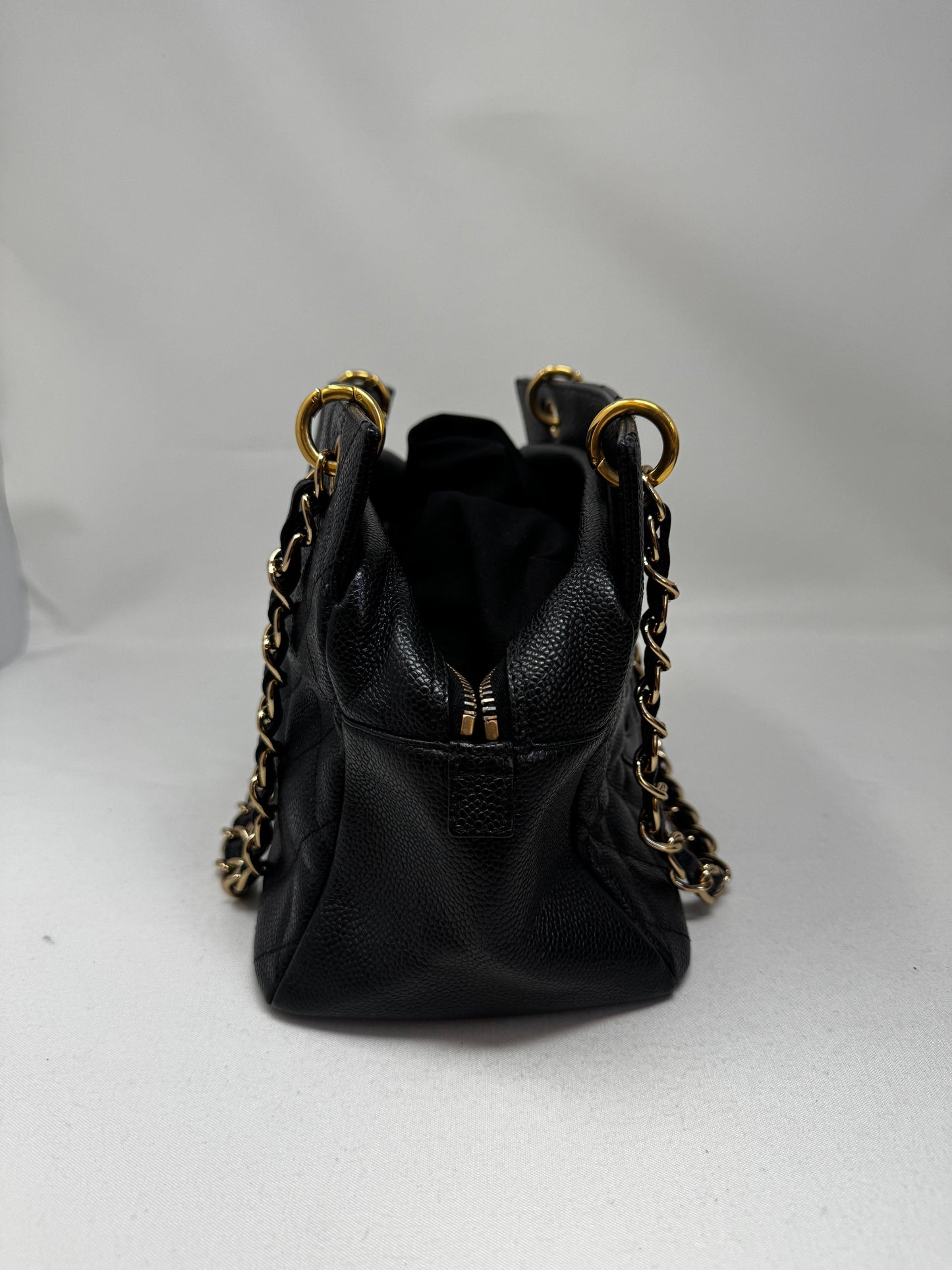 CHANEL  2006-2008 Small Timeless Tote Bag | Black IR-01