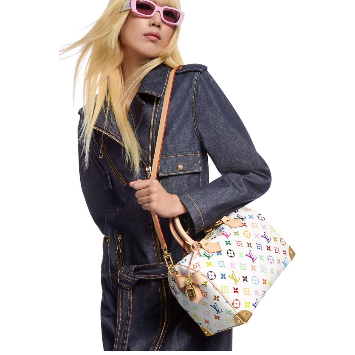 Louis Vuitton LV x TM Speedy Bandoulière 25 Multicolored Bag For Women 25cm/9.8in – M13085