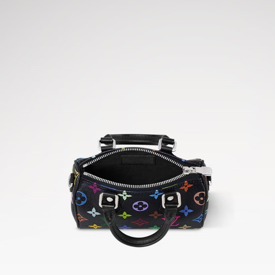 Louis Vuitton LV x TM Nano Speedy Bag Multicolore Noir For Women 6.3in/16cm M13406