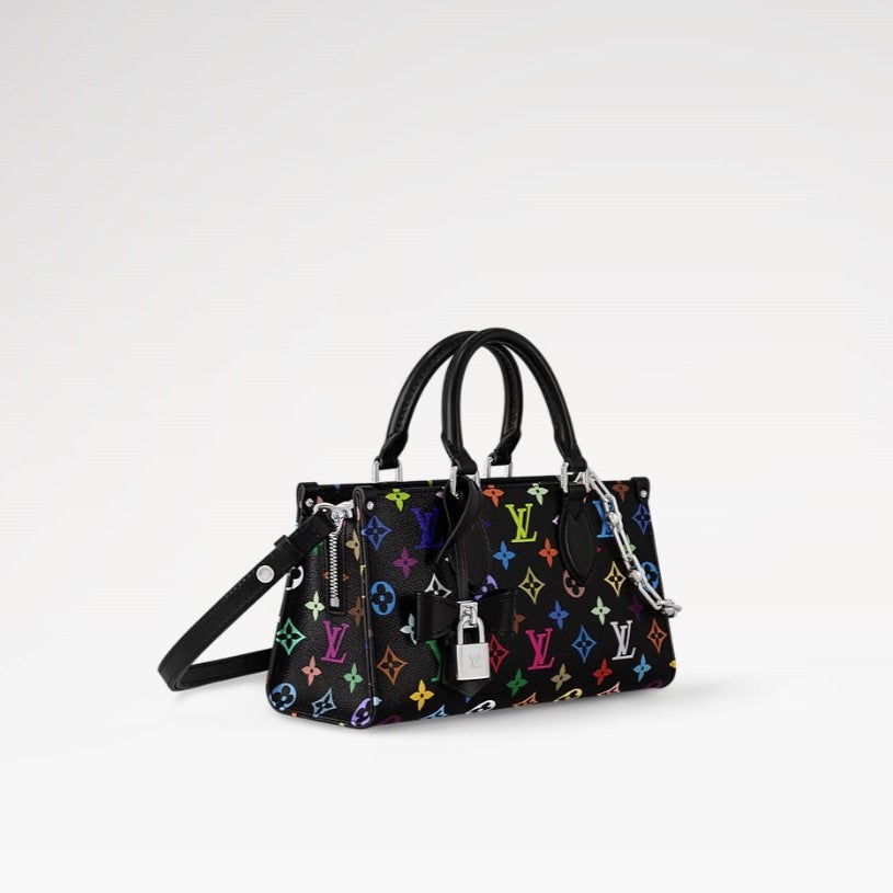 Louis Vuitton LV x TM OnTheGo East West Chain Handbag Multicolore Black For Women 9.8in/25cm M13260