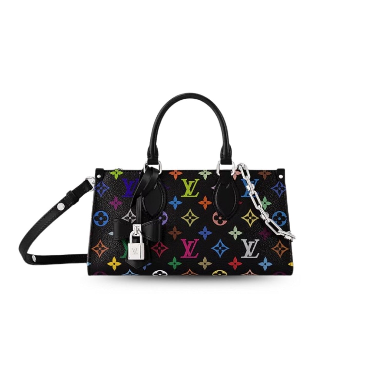 Louis Vuitton LV x TM OnTheGo East West Chain Handbag Multicolore Black For Women 9.8in/25cm M13260