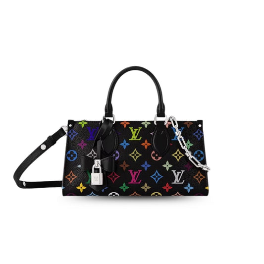 Louis Vuitton LV x TM OnTheGo East West Chain Handbag Multicolore Black For Women 9.8in/25cm M13260