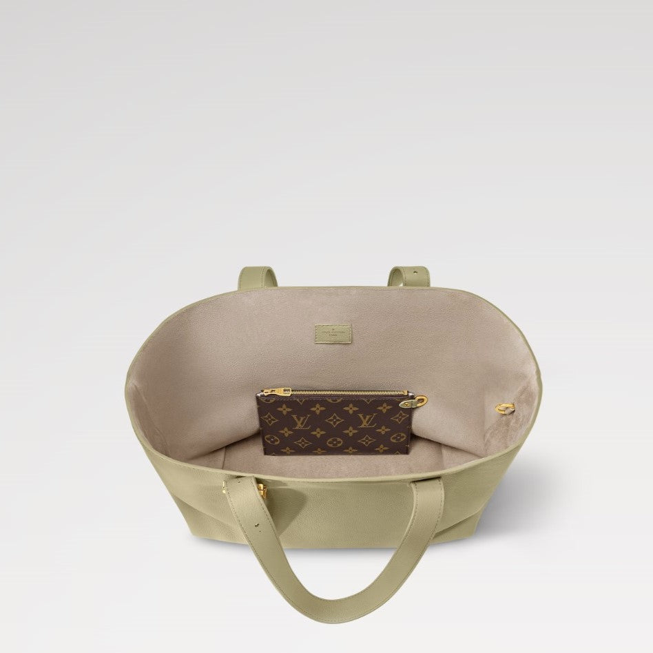 Louis Vuitton Low Key Cabas MM Bag Clay Green For Women 18.5in/47cm M25343