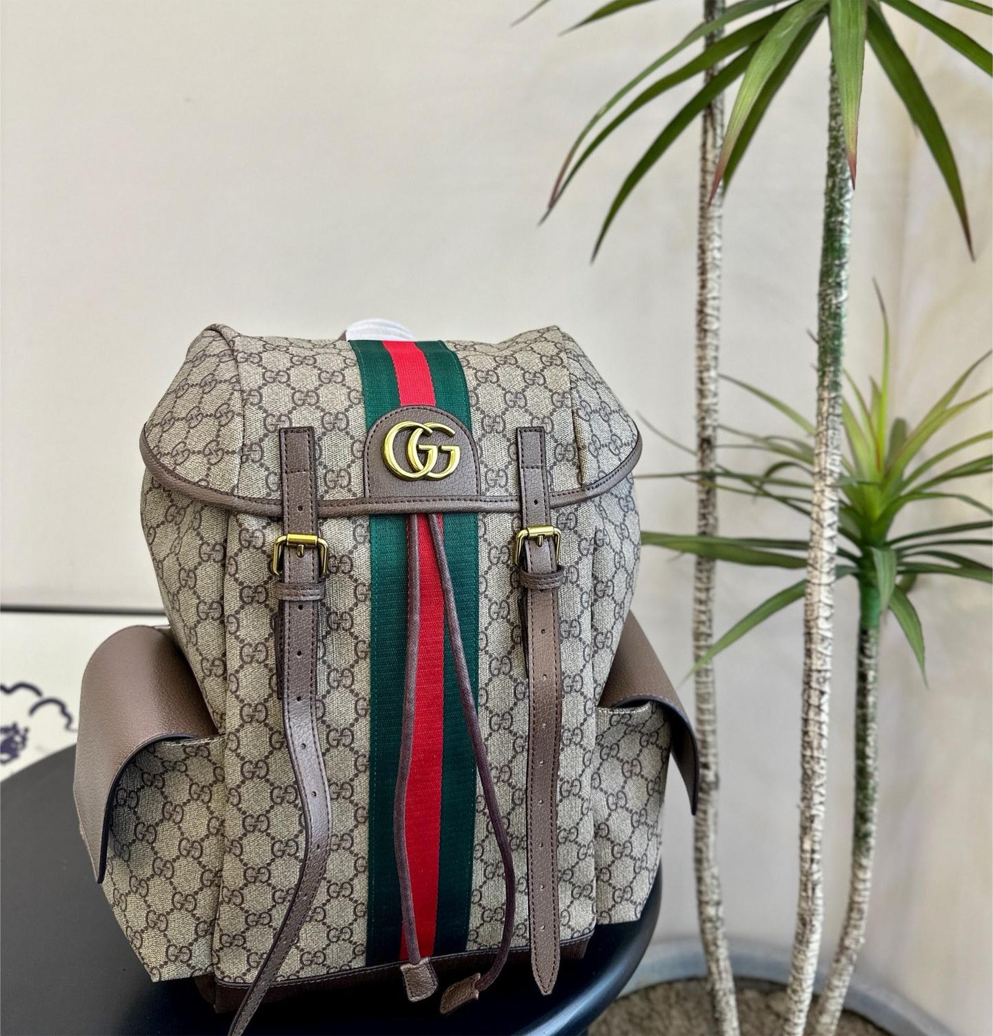 GUCCI OPHIDIA GG MEDIUM BACKPACK