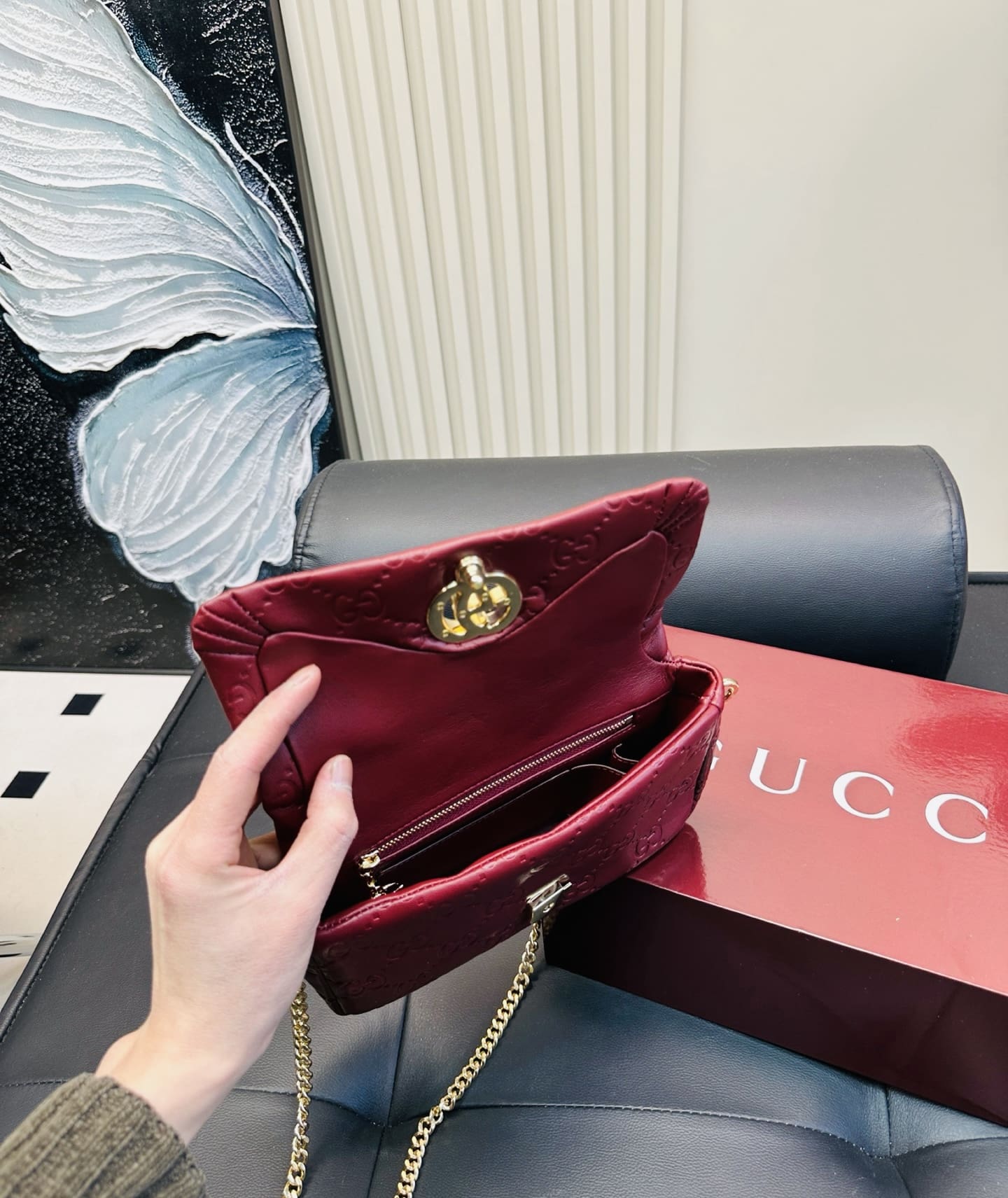 GUCCI GG Milano small top handle bag