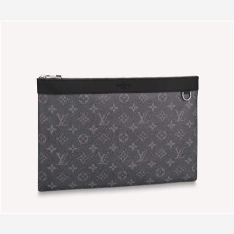 LOUIS VUITTON MONOGRAM ECLIPSE DISCOVERY CLUTCH