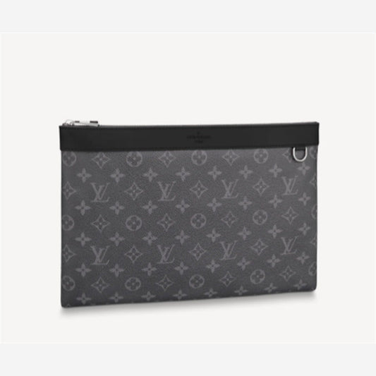LOUIS VUITTON MONOGRAM ECLIPSE DISCOVERY CLUTCH
