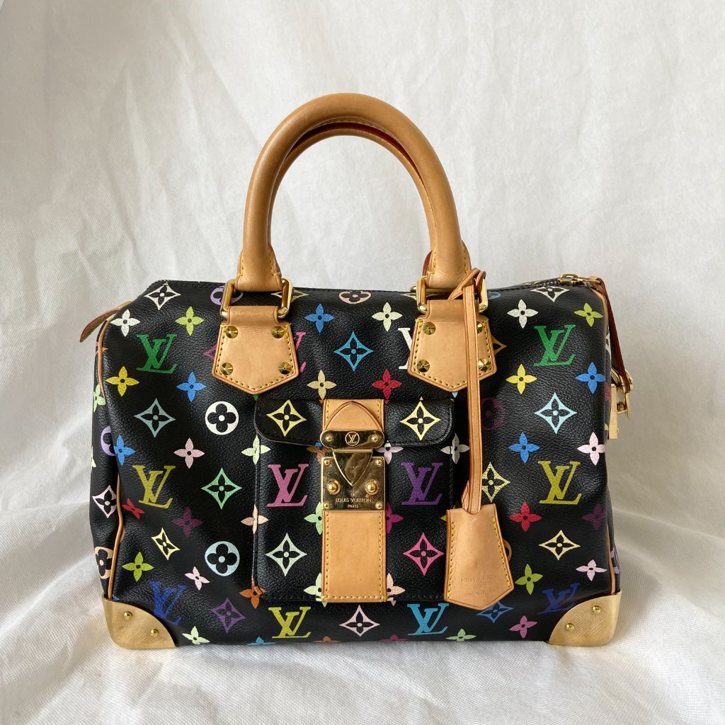 Louis Vuitton Monogram Multicolor Speedy 30 Handbag