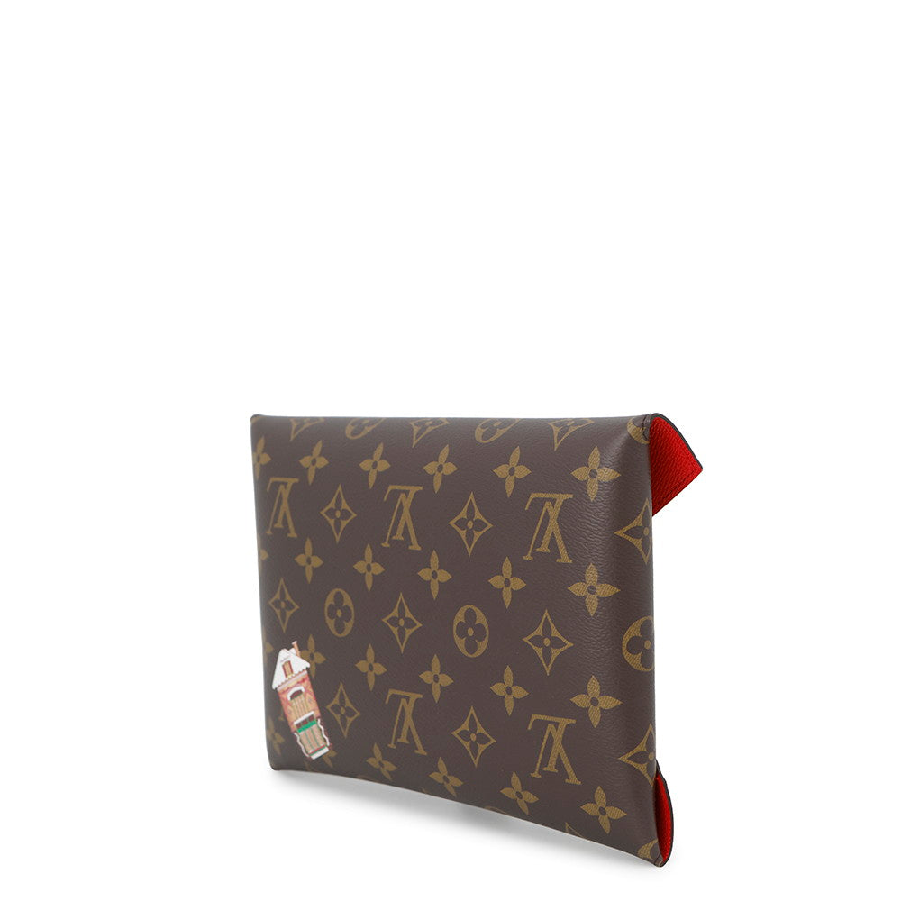 LOUIS VUITTON Kirigami Christmas Limited Edition Pochette RedM12203 Monogram