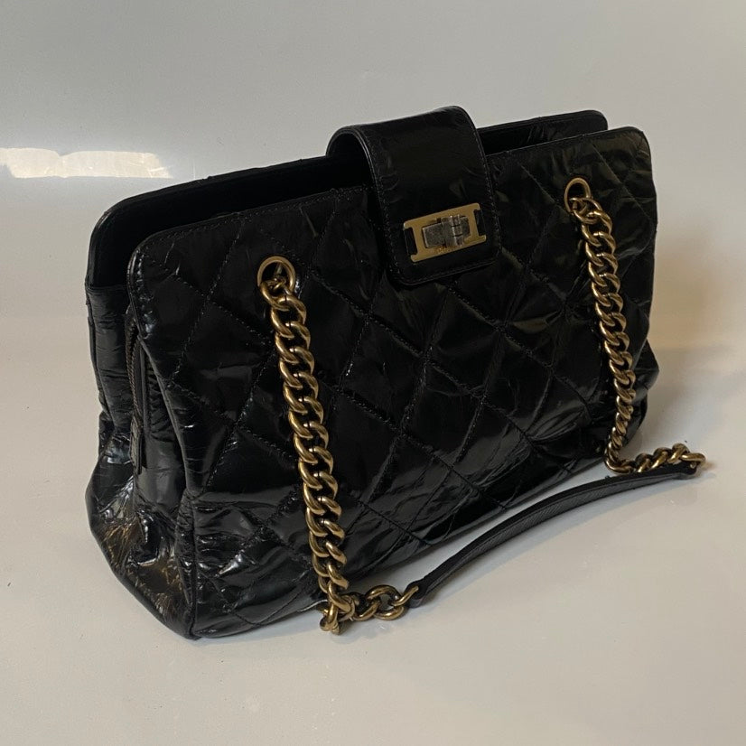 Chanel Black Quilted Leather Shoulder Bag