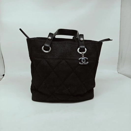 Chanel Canvas Tote Classic Black Everyday