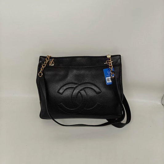 Chanel Black Caviar Vintage Shoulder Bag