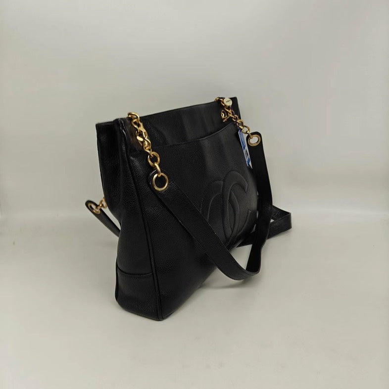 Chanel Black Caviar Vintage Shoulder Bag