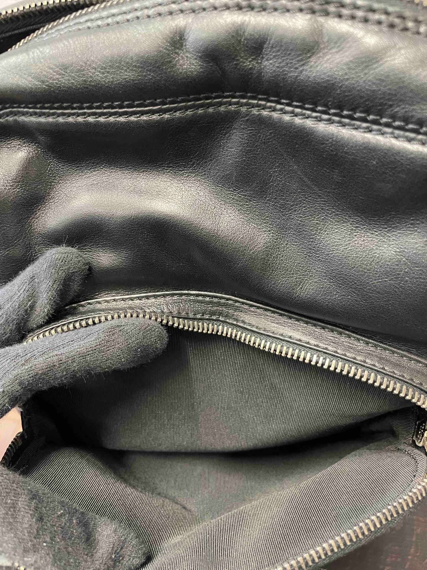 Chanel RE903269200 Black Leather Backpack