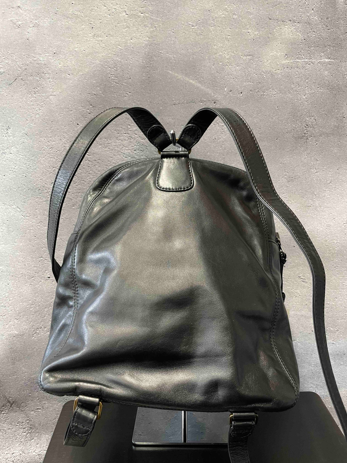 Chanel RE903269200 Black Leather Backpack