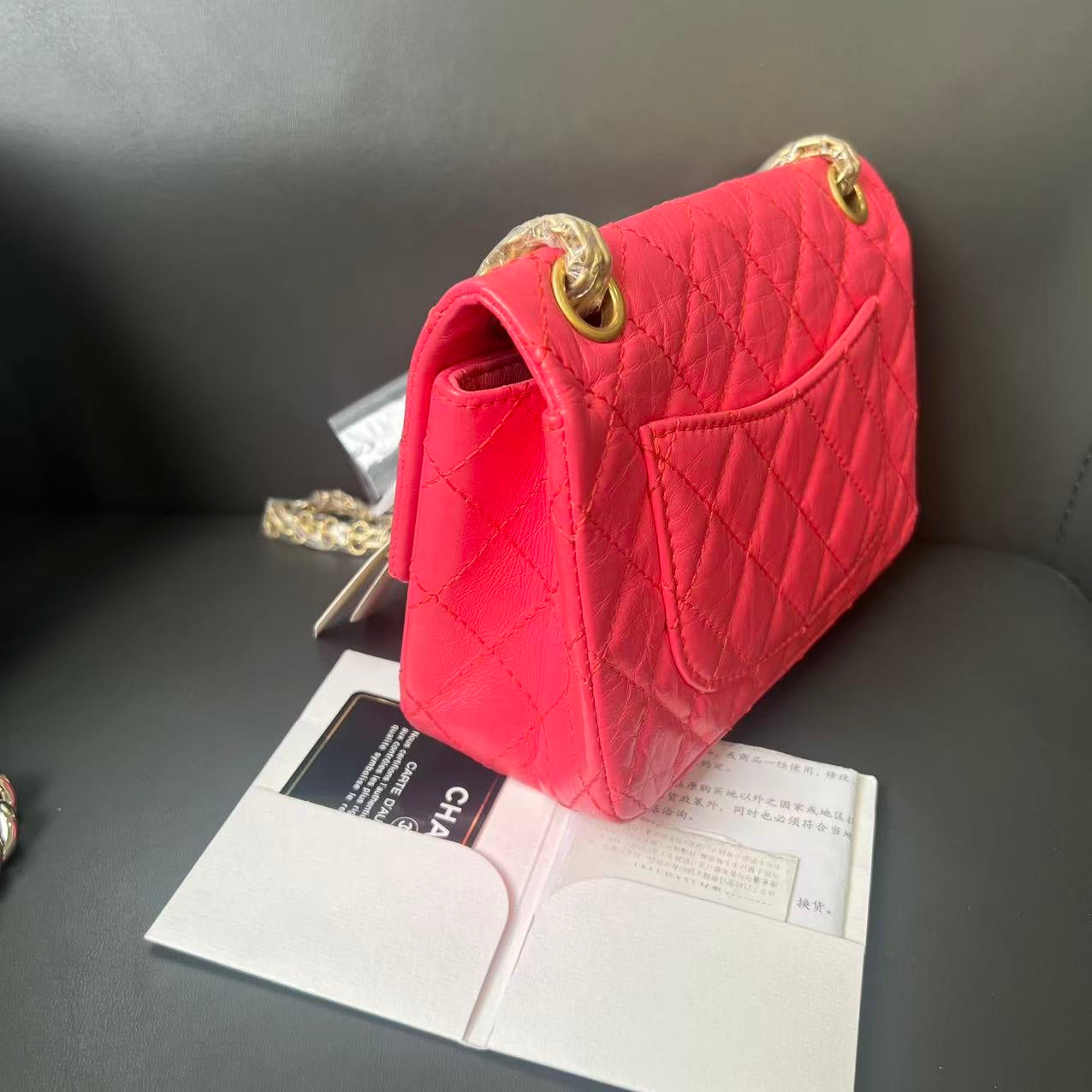 Chanel 2.55 Shoulder Bag Red Leather – Preloved Designer Handbag