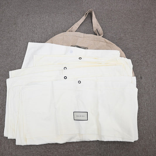 Gucci Garment Cases Canvas And Cotton Beige Canvas Bag