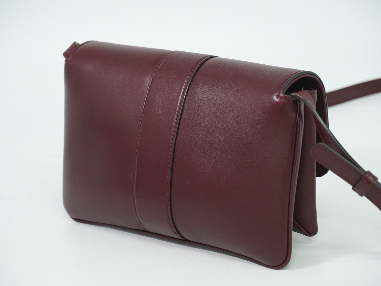 Gucci Arli Shoulder Bag Leather Burgundy Leather Bag