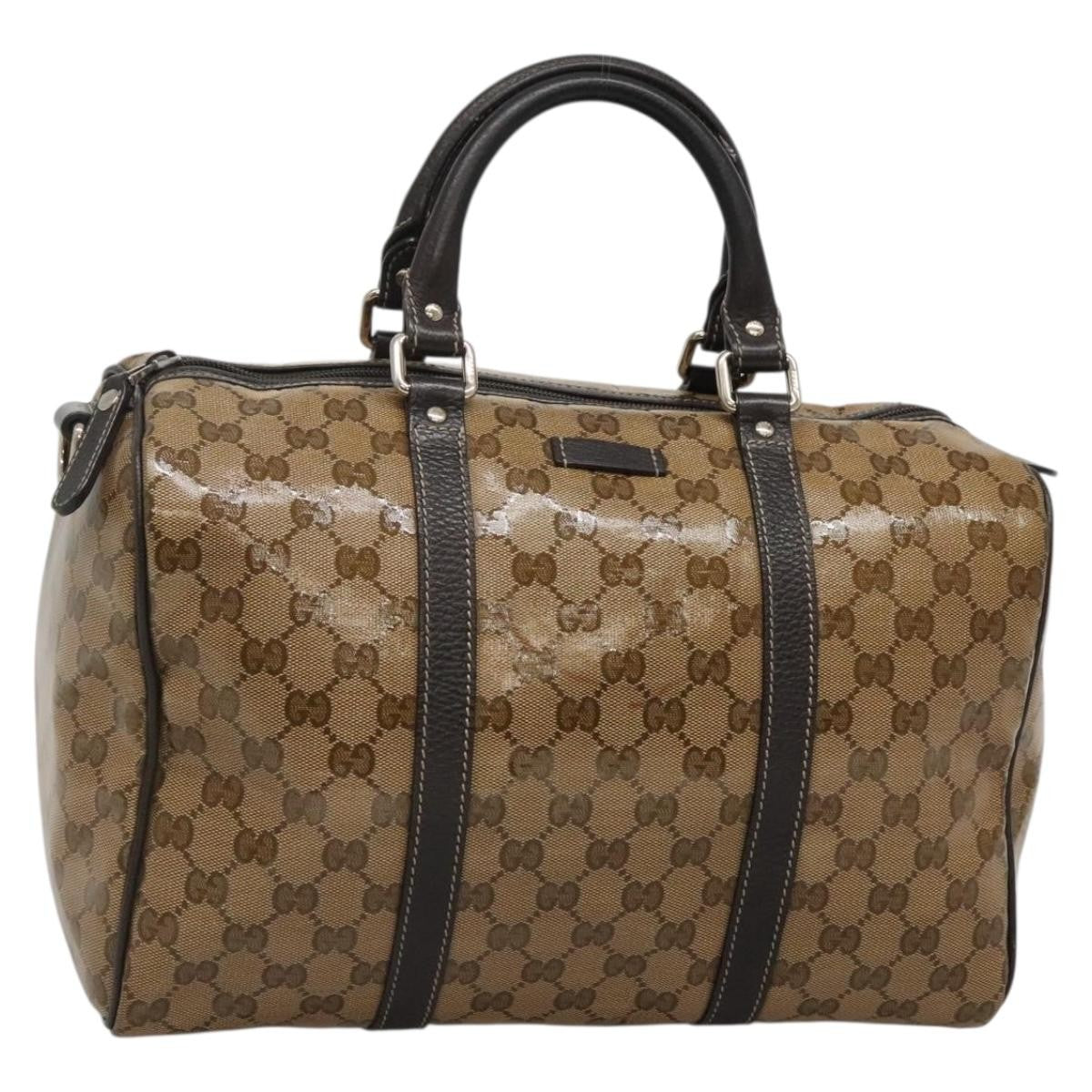 Gucci Joy Boston Bag Gg Imprime Beige Canvas Travel Bag Bag