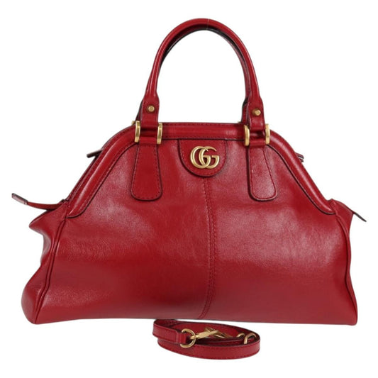 Gucci Rebelle Leather Red Leather Red Leather Bag