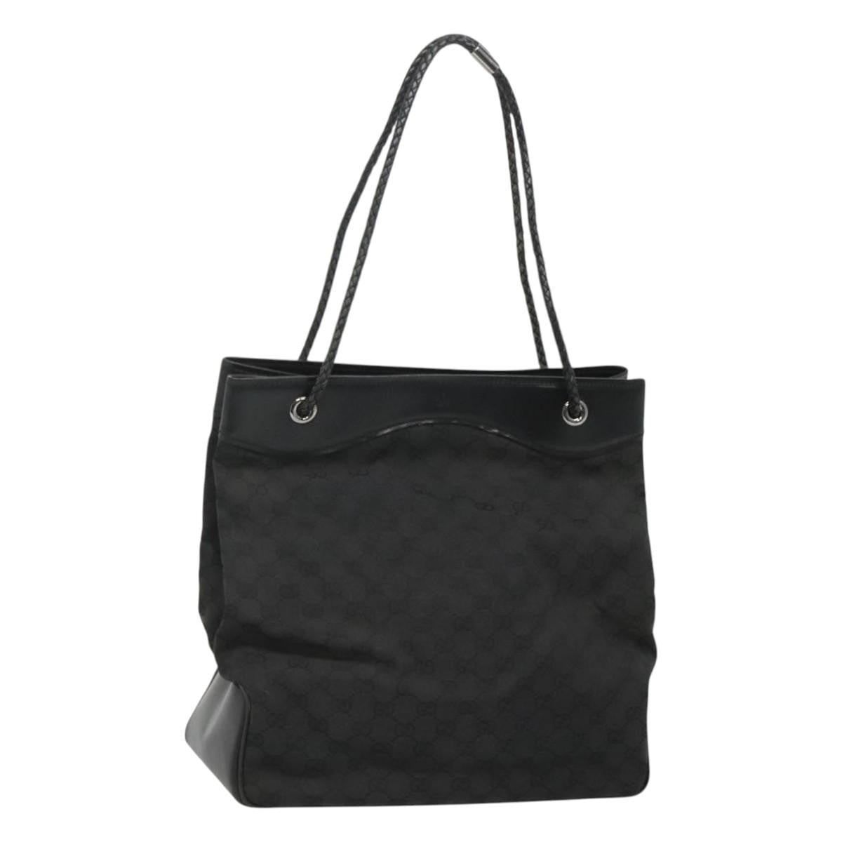 Gucci Gg Canvas Bag Canvas Black Canvas Tote Bag Bag